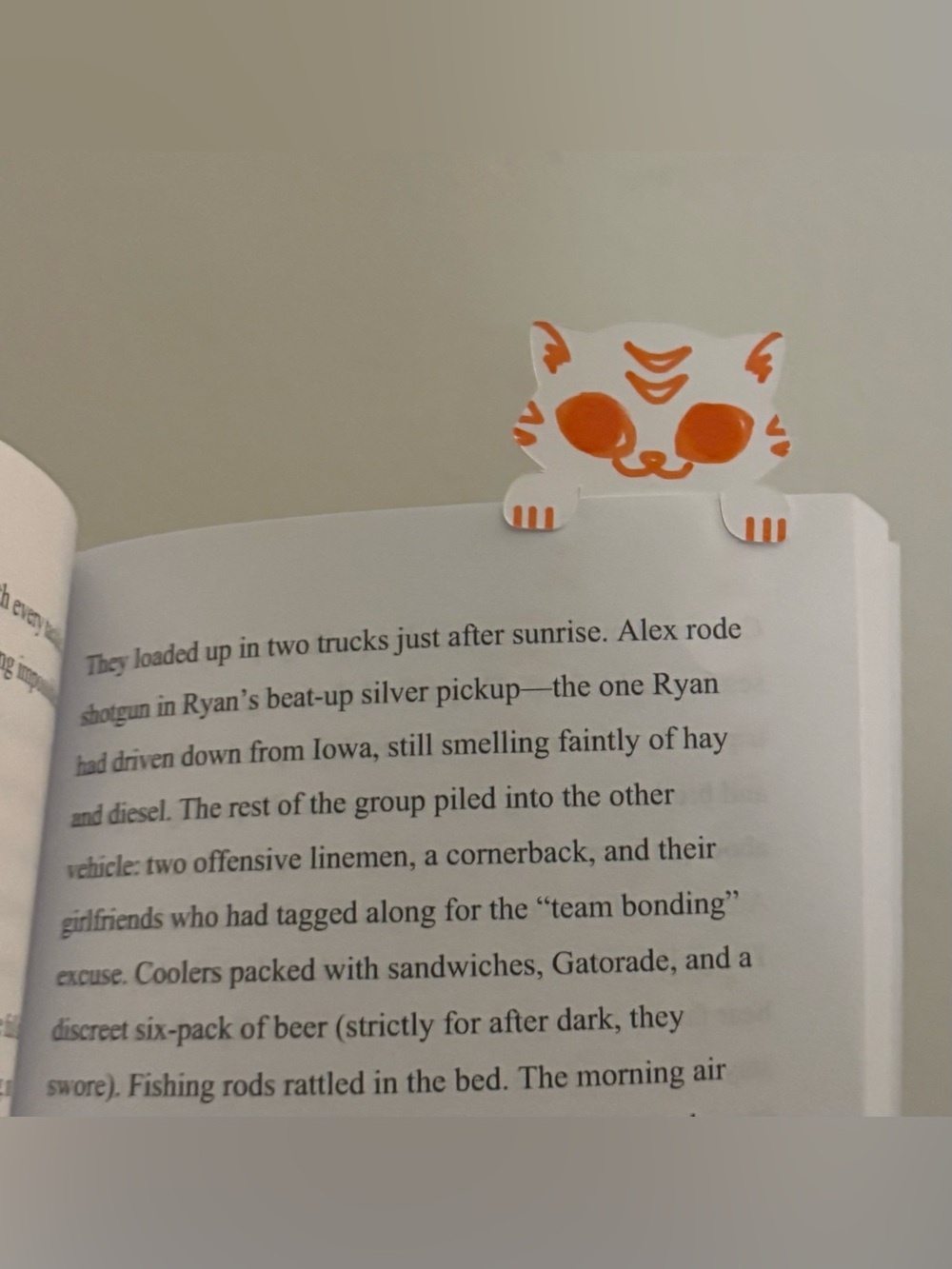 Cute Orange Cat Bookmark Clip handmade cute adorable kitty placeholder meow